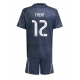 Real Madrid Alexander-Arnold #12 Replike Gostujuci Dres za djecu 2025-26 Kratak Rukav (+ Kratke hlače)